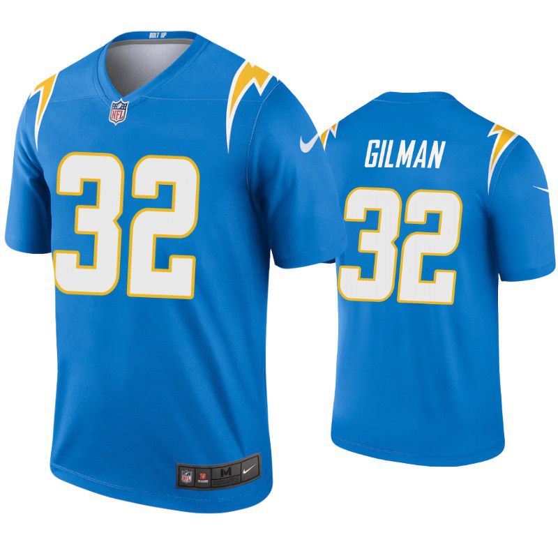 Men Los Angeles Chargers #32 Alohi Gilman Nike Powder Blue Legend NFL Jersey->los angeles chargers->NFL Jersey